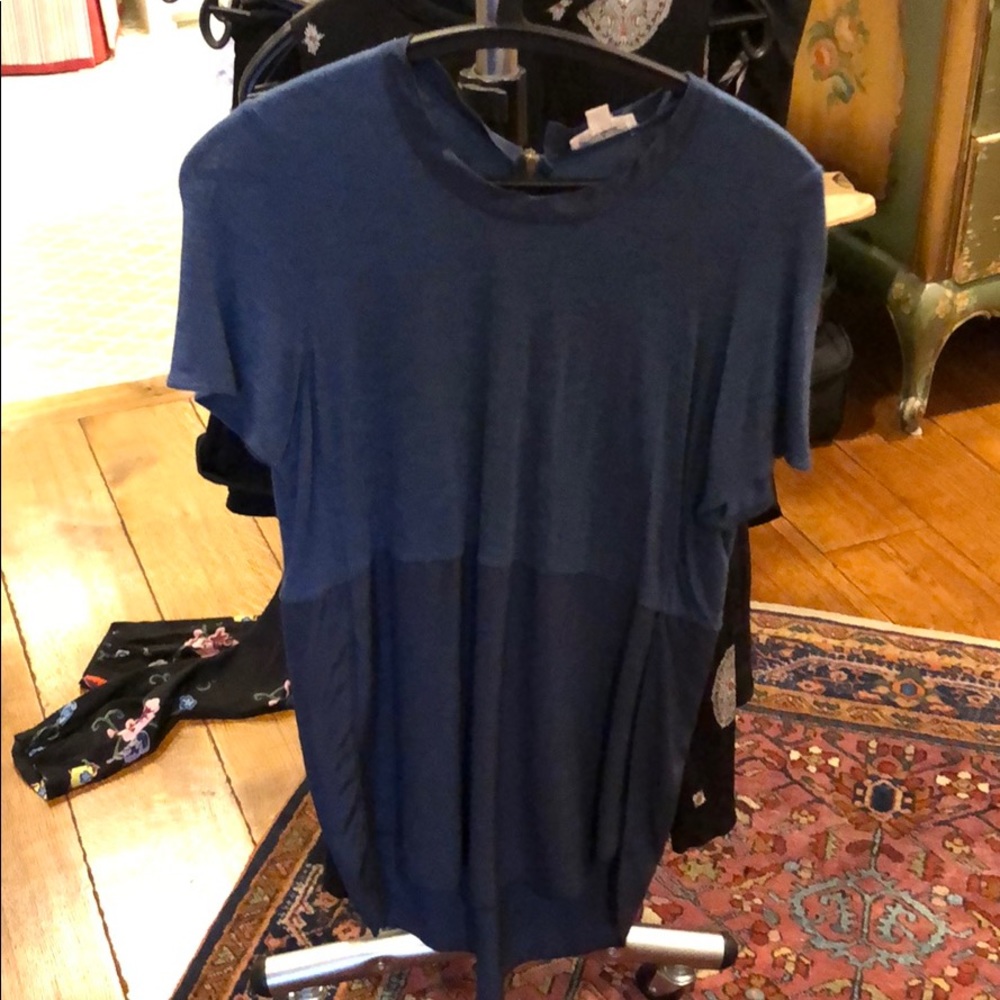 Blue long shirt